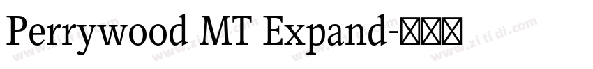 Perrywood MT Expand字体转换